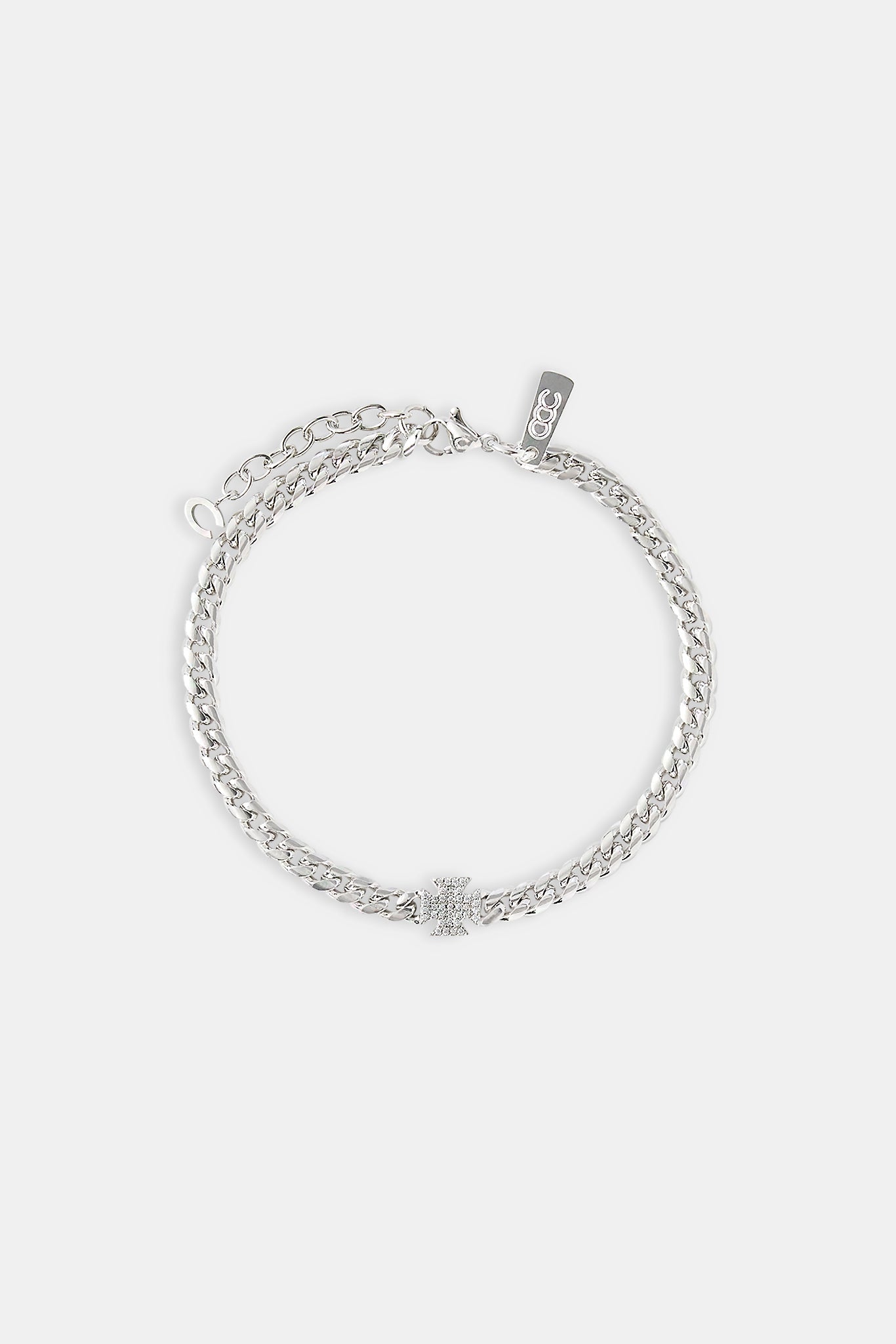 Iced Cross Miami Cuban Bracelet - 8mm
